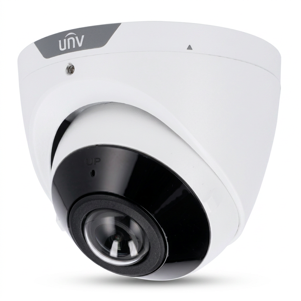 Caméra IP turret extérieur, 4K 8MP, optique 1.6mm, vision nocturne