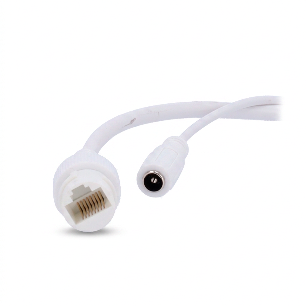 Caméra IP turret extérieur, 4K 8MP, optique 1.6mm, vision nocturne
