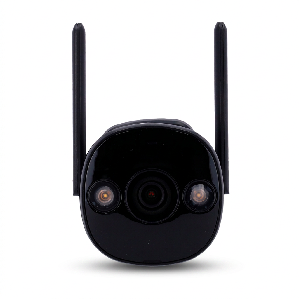 Caméra IP extérieure, 5Mpx, Wi-Fi, double éclairage, IP67, Noir