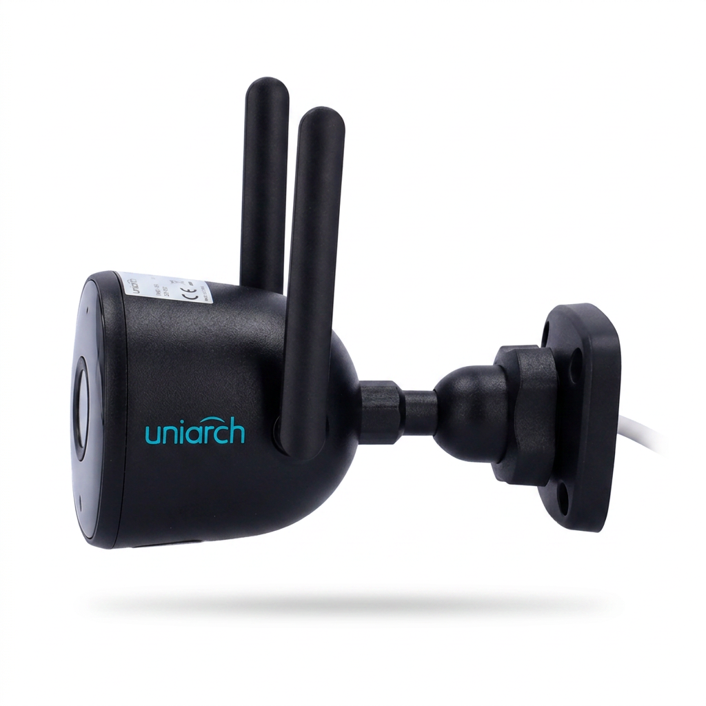 Caméra IP extérieure, 5Mpx, Wi-Fi, double éclairage, IP67, Noir