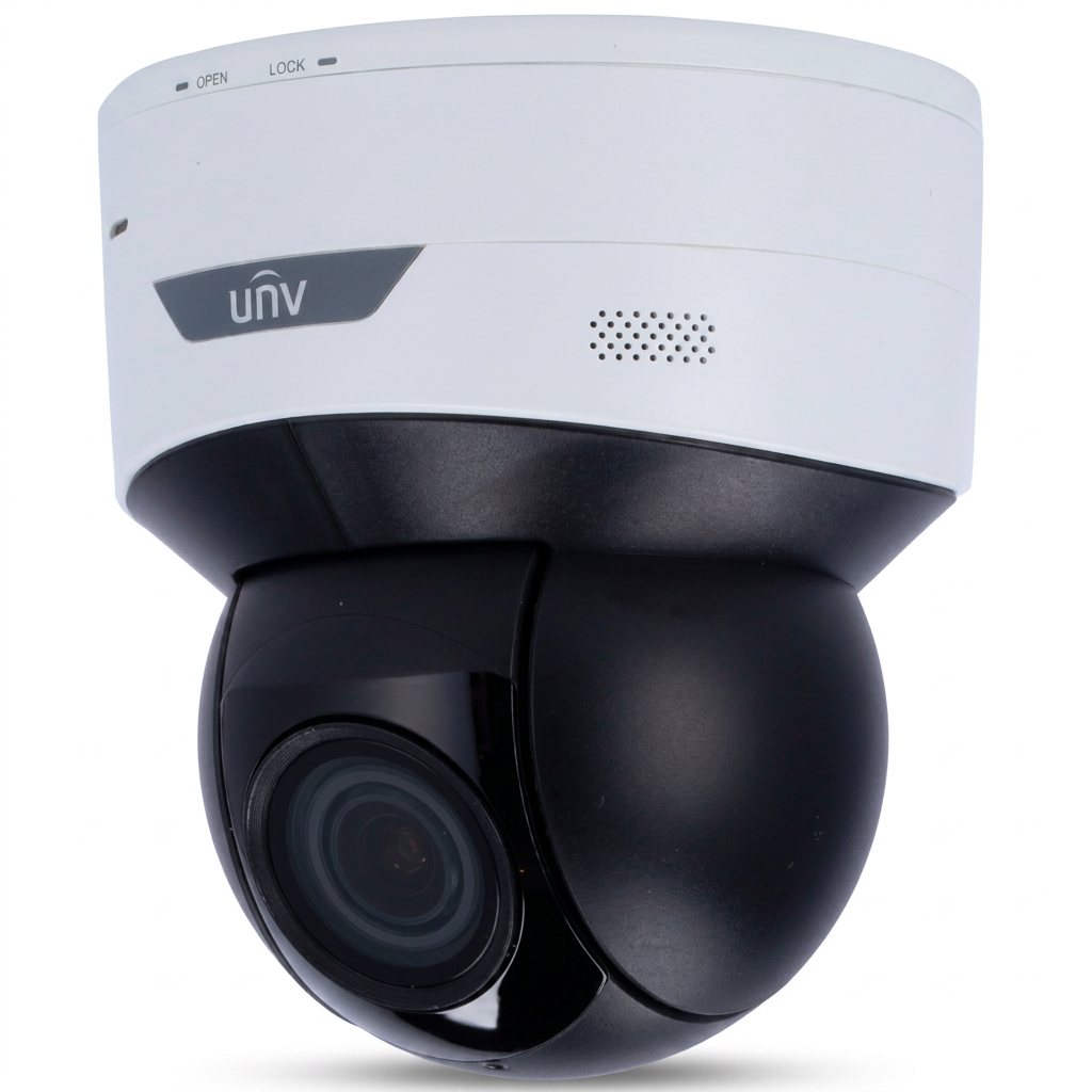 Caméra dôme motorisé, extérieur, 5 MP, zoom 5x, LightHunter, audio