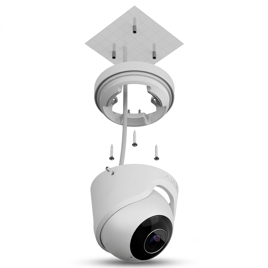 Caméra IP Turret, intérieur-extérieur, 5 MP, objectif 2.8 mm, IR 50m