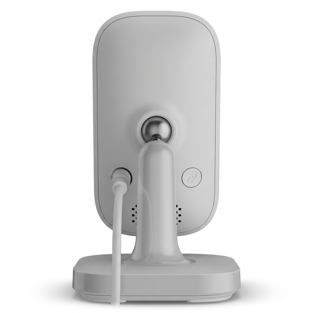 Caméra IP intérieure, résolution 4MP, vision nocturne, blanc