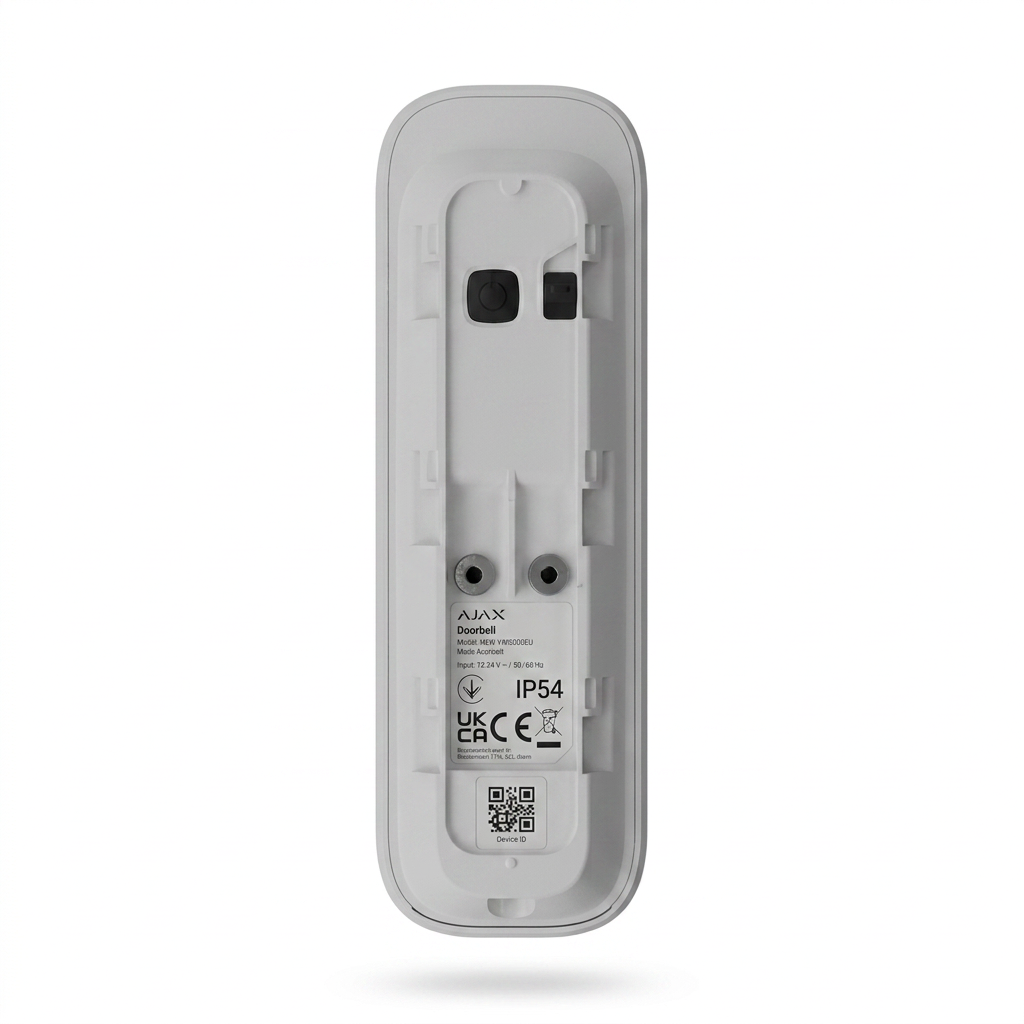 Ajax DoorBell 4MP avec IA - Sonnette Vidéo Intelligente