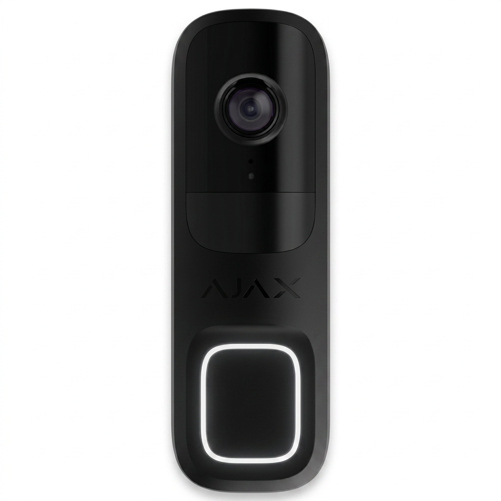 Ajax DoorBell 4MP avec IA - Sonnette Vidéo Intelligente