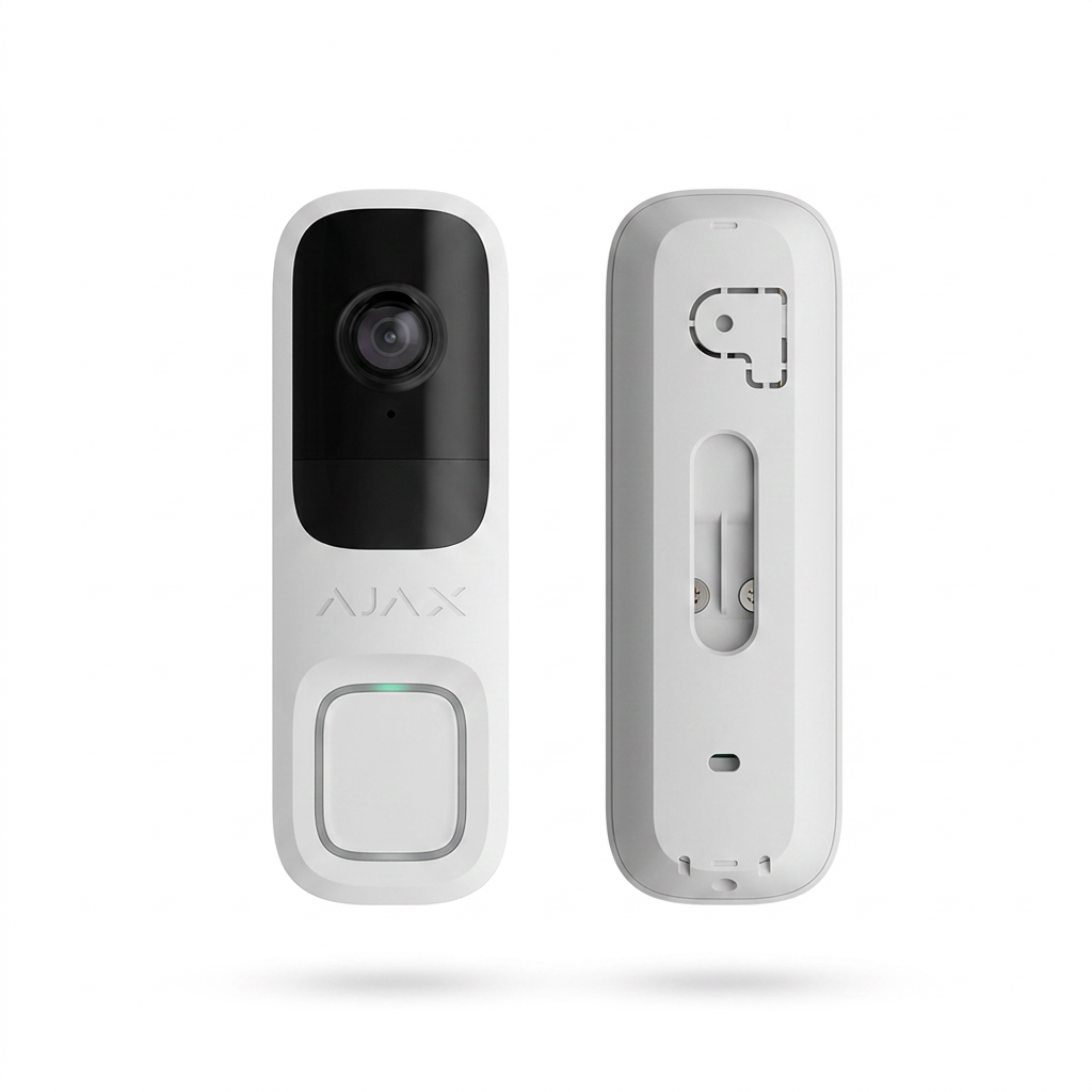 Ajax DoorBell 4MP avec IA - Sonnette Vidéo Intelligente