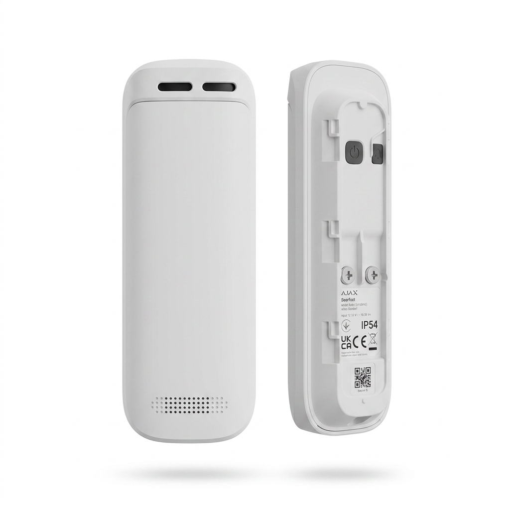 Ajax DoorBell 4MP avec IA - Sonnette Vidéo Intelligente