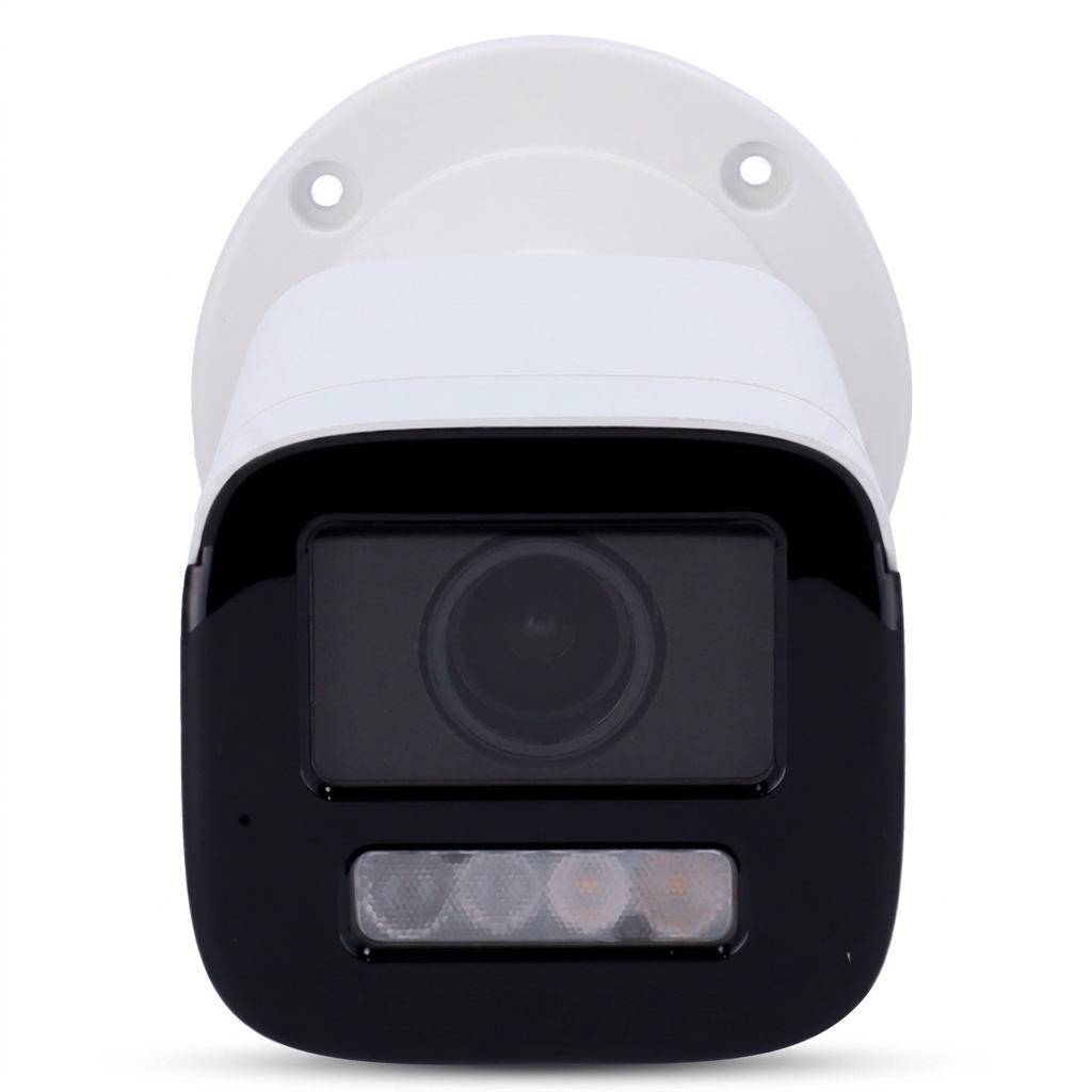 Caméra Bullet IP, extérieur, 4MP, objectif 2.8-12mm, motorisée