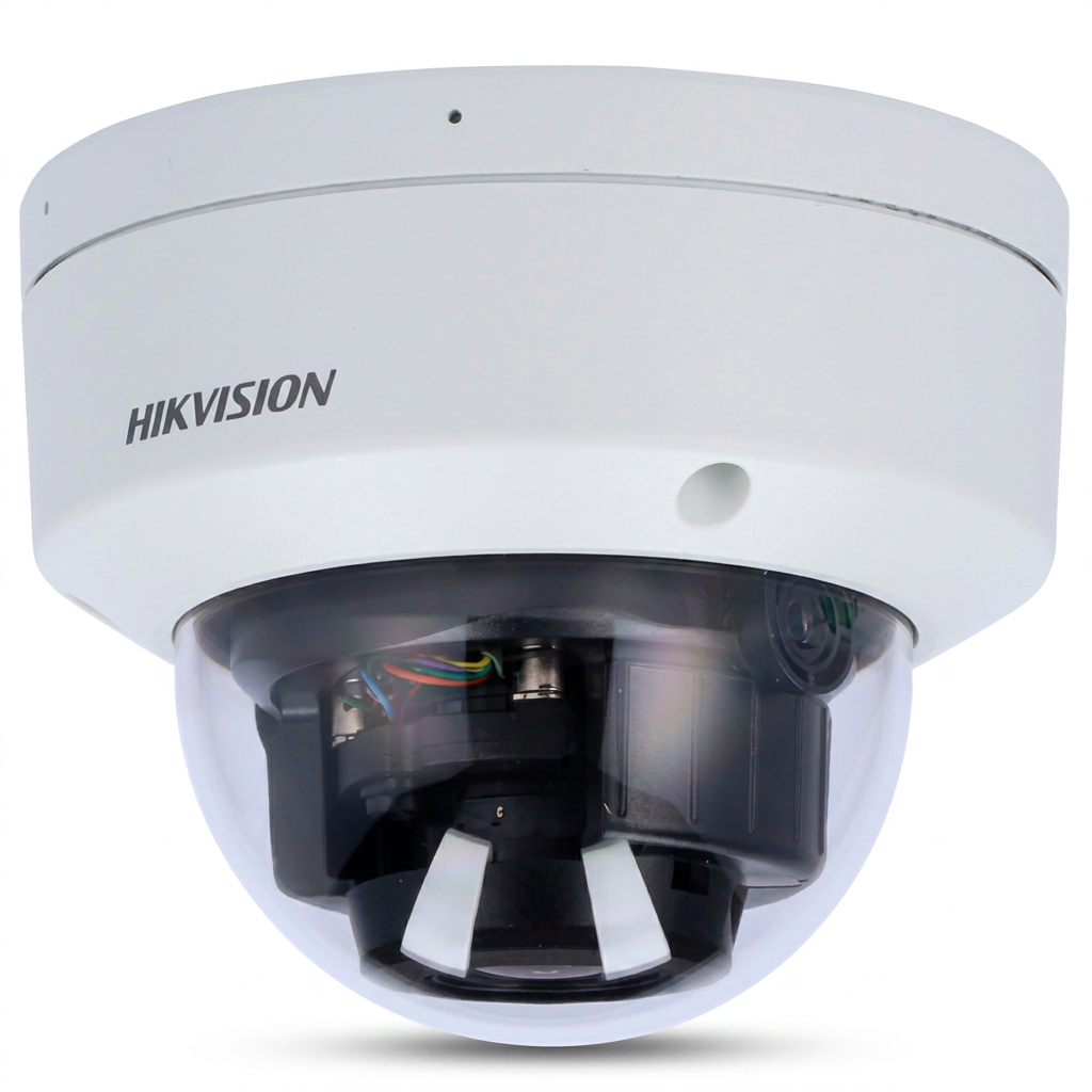 Caméra dôme IP, intérieur-extérieur, 4MP, focale variable 2.8-12mm