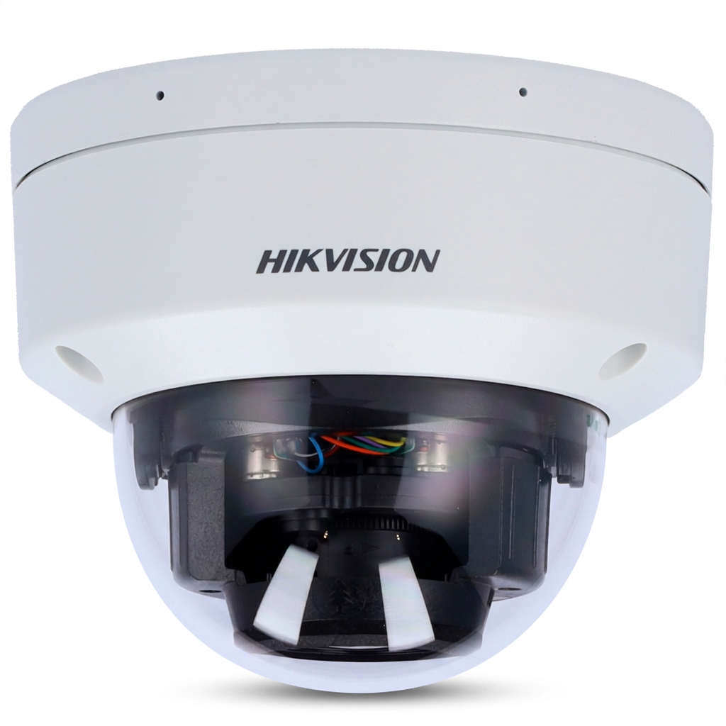 Caméra dôme IP, intérieur-extérieur, 4MP, focale variable 2.8-12mm
