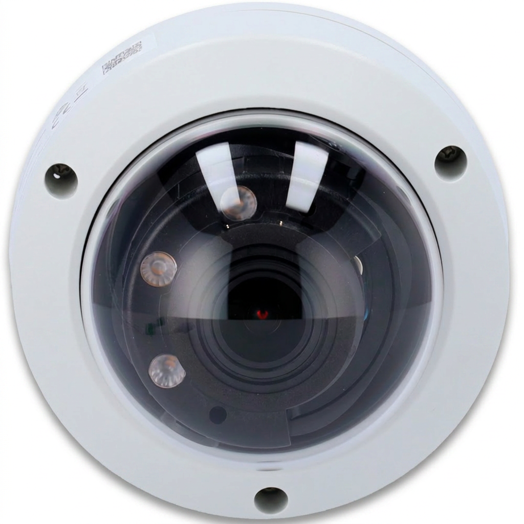Caméra dôme IP, intérieur-extérieur, 4MP, focale variable 2.8-12mm