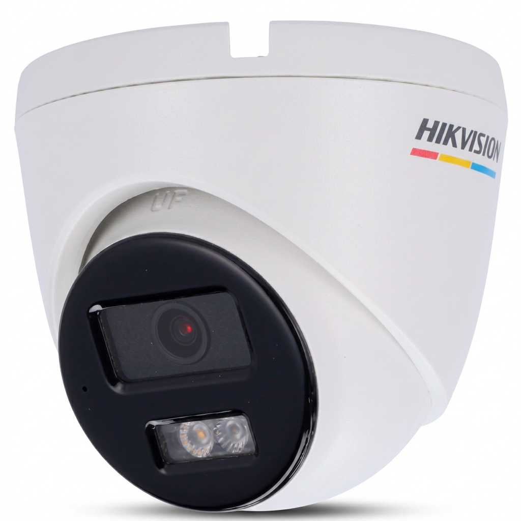 Caméra turret IP, extérieur, 4 MP, optique 2.8 mm, technologie ColorVu