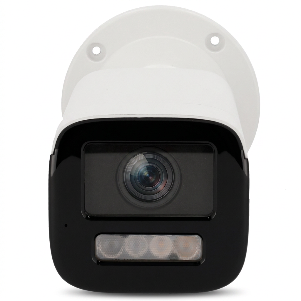 Caméra Bullet IP extérieur, 4MP, focale motorisée 2.8-12mm, infrarouge