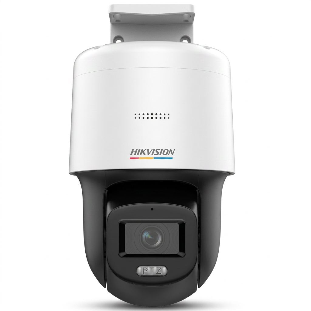 Caméra IP PT extérieur, 4MP, ColorVu 24/7, vision nocturne 30m, IP66