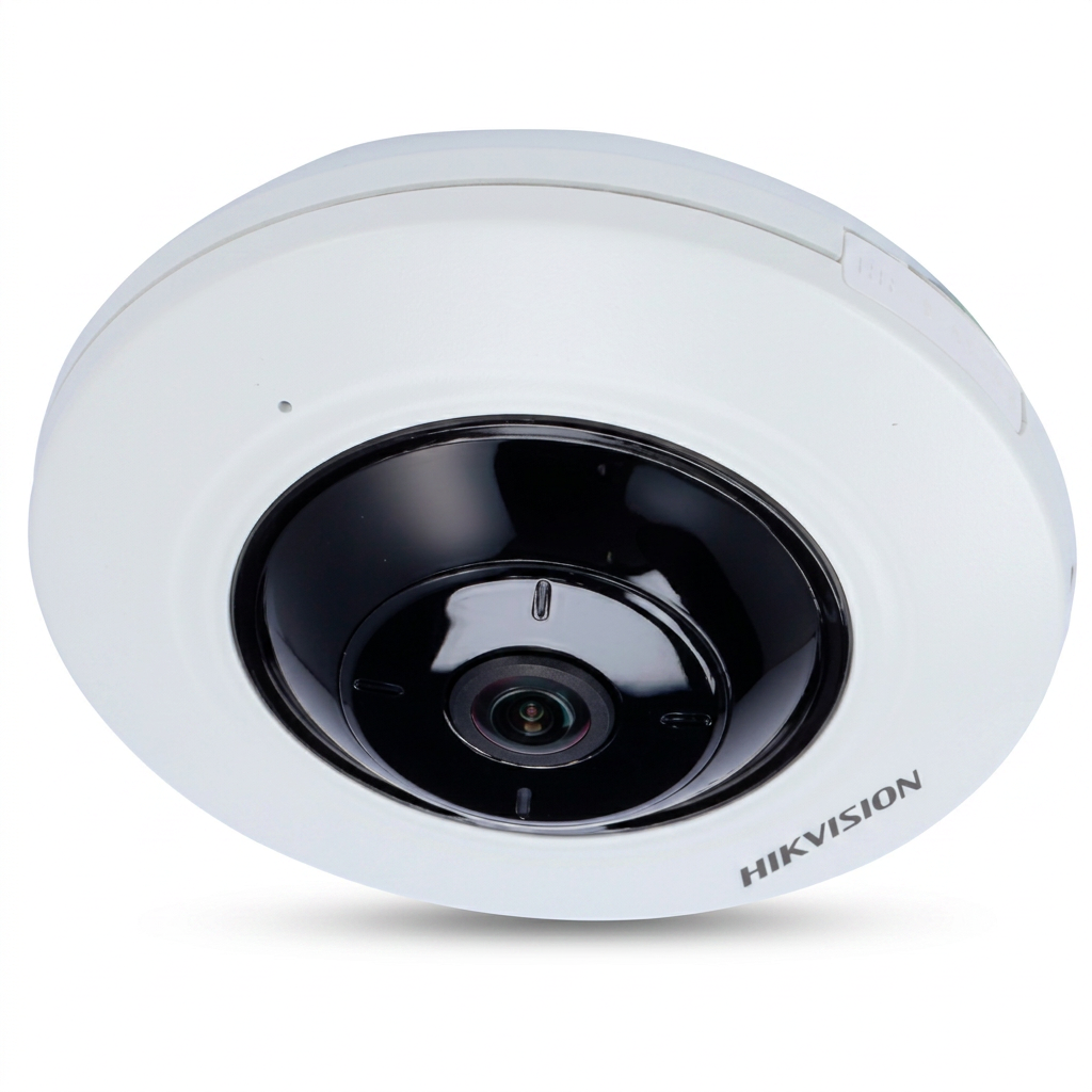 Caméra dôme IP, intérieur, 5 MP, vision panoramique 360°, audio