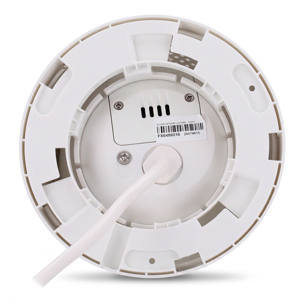 Caméra turret IP, intérieur-extérieur, 6MP, hybride infrarouge et LED