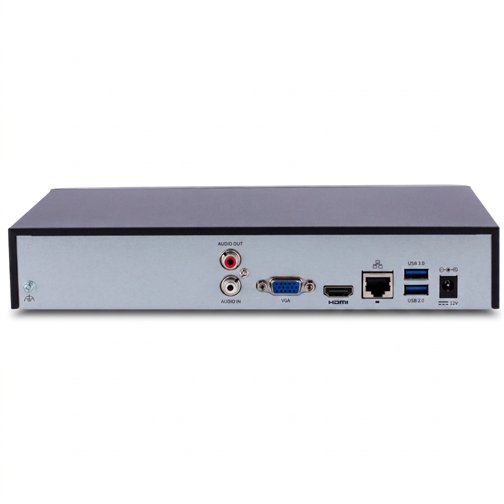 Enregistreur NVR IP, 8 canaux, résolution 12MP, 4K HDMI, AcuSearch