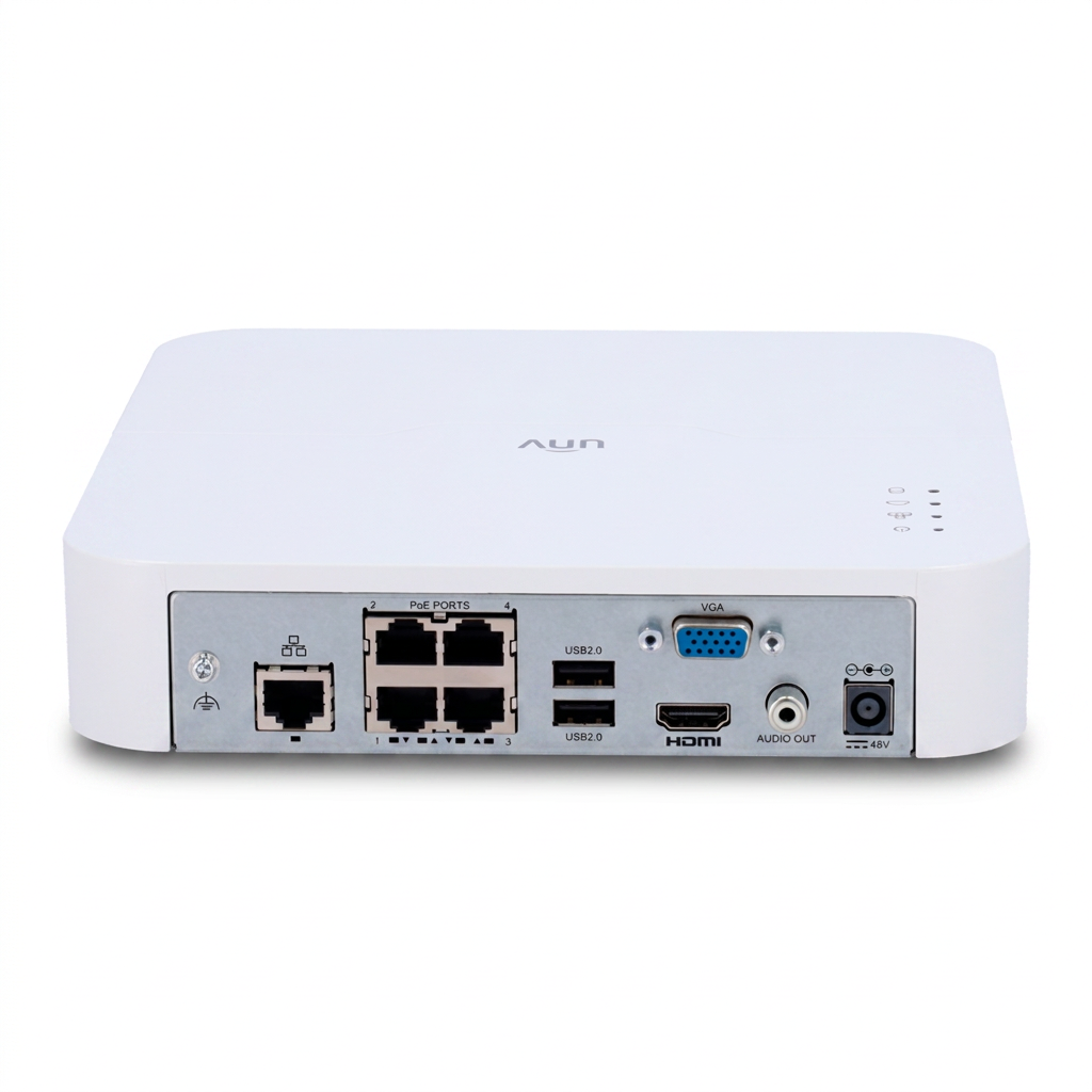 Enregistreur NVR IP, 4 canaux, 4 ports PoE, 4K, Ultra 265