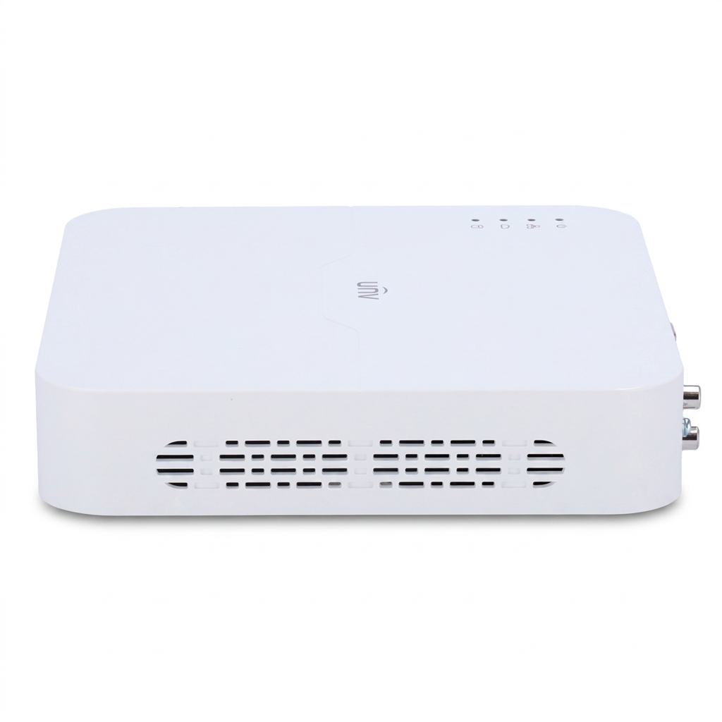 NVR IP, 4 canaux PoE, 4K, 1 disque dur, détection intelligente