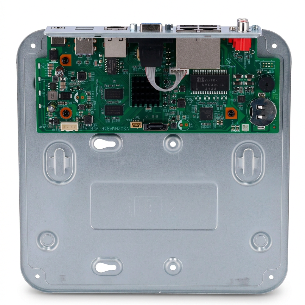 NVR IP, 4 canaux PoE, 4K, 1 disque dur, détection intelligente
