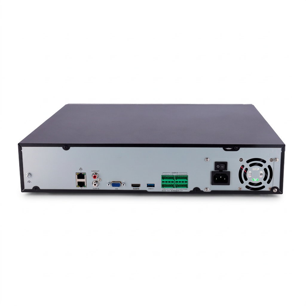 Enregistreur NVR IP, 32 canaux, 8 baies HDD, compatible 4K, PoE