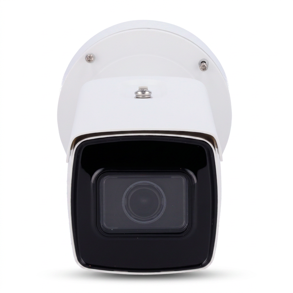 Caméra IP bullet extérieur, 4MP, focale motorisée 2.8-12mm, LPR