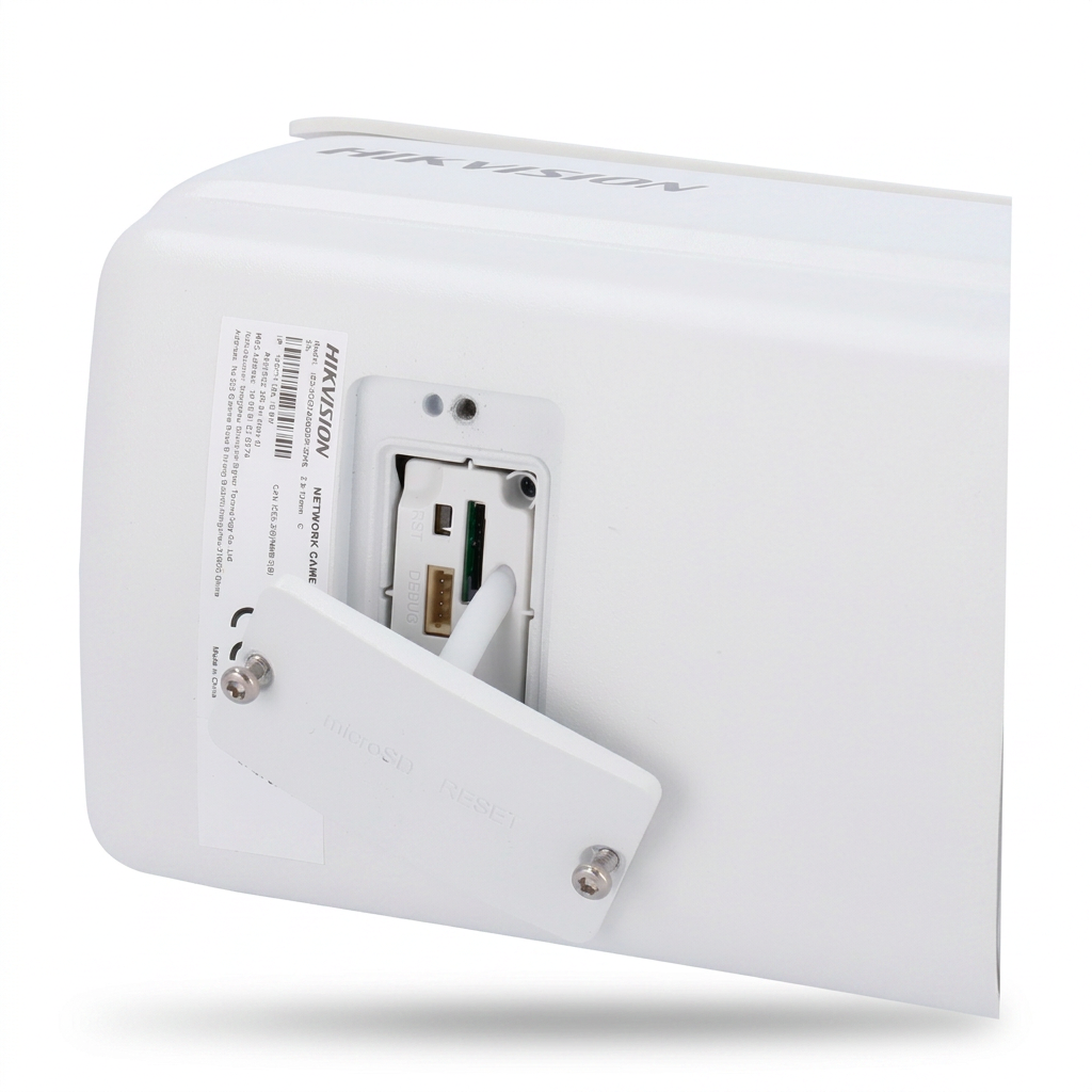 Caméra IP bullet extérieur, 4MP, focale motorisée 2.8-12mm, LPR