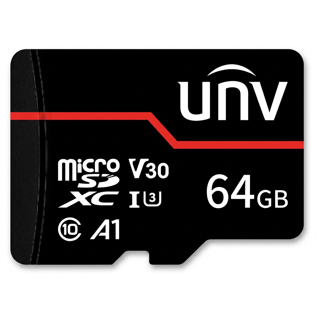 Carte MicroSD 64 Go pour Systèmes de Vidéosurveillance