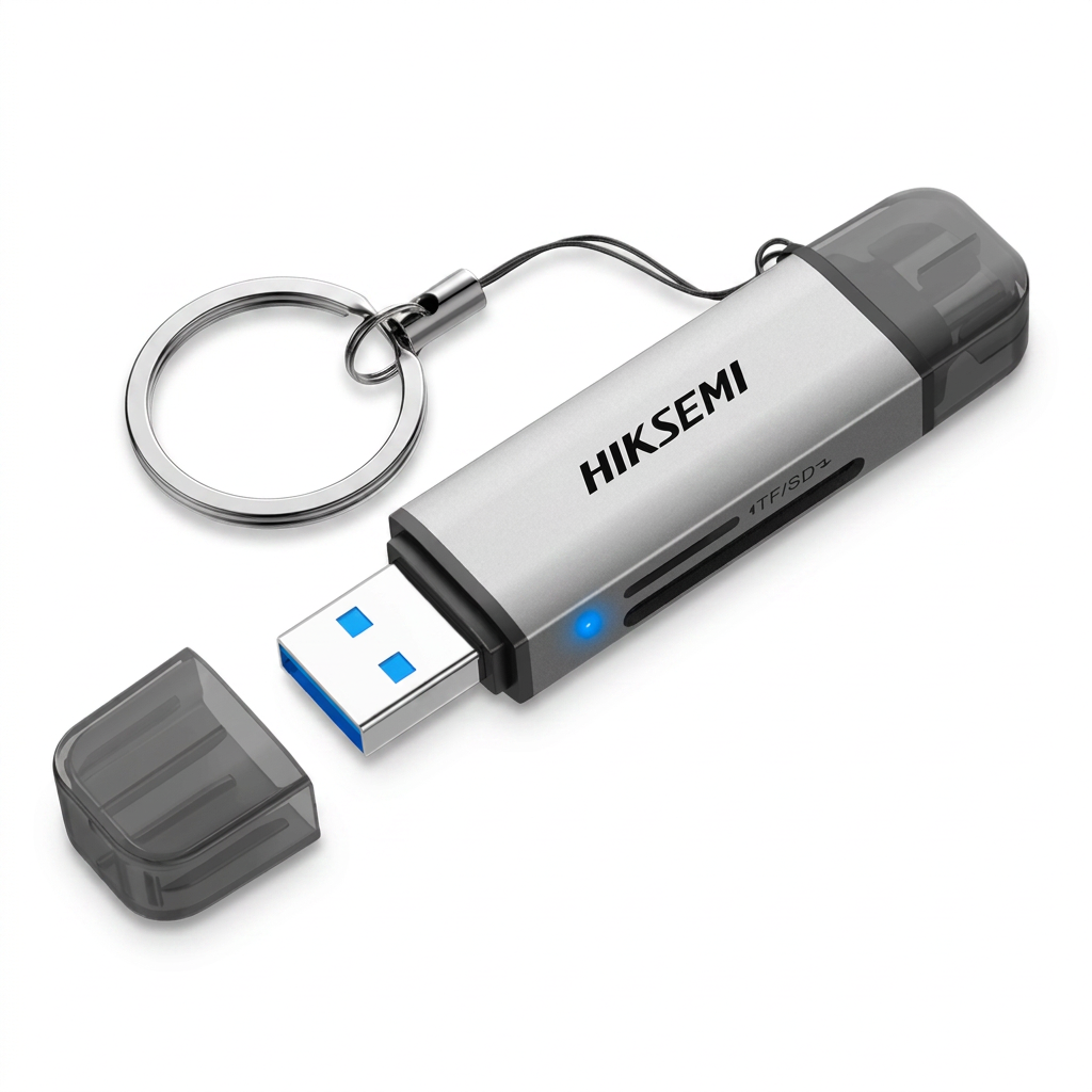 Lecteur de cartes, intérieur, USB 3.0, double connectique USB-A et USB-C
