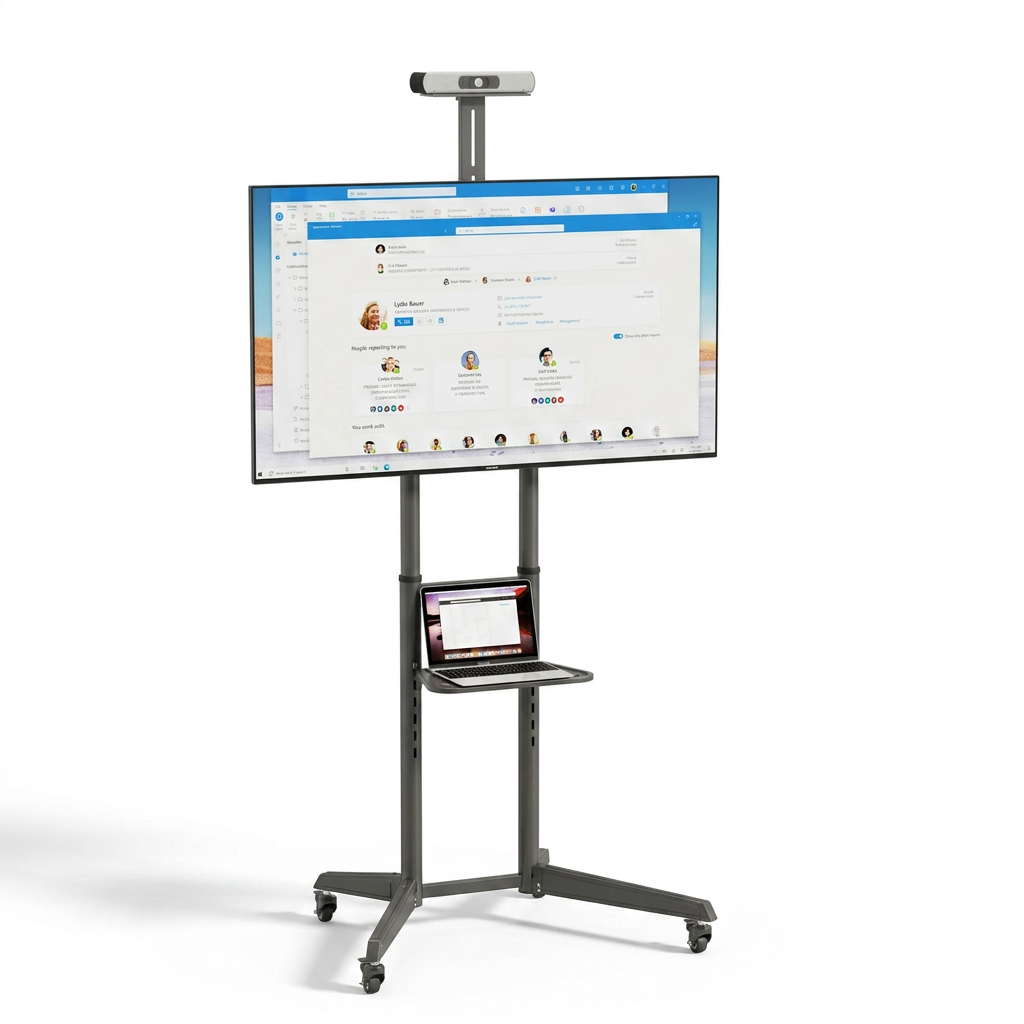 Support de moniteur, universel, fixation murale inclinable