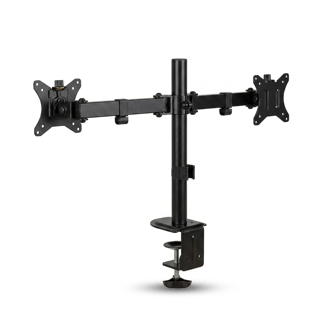 Support de moniteur, bureau, double écran, ergonomique