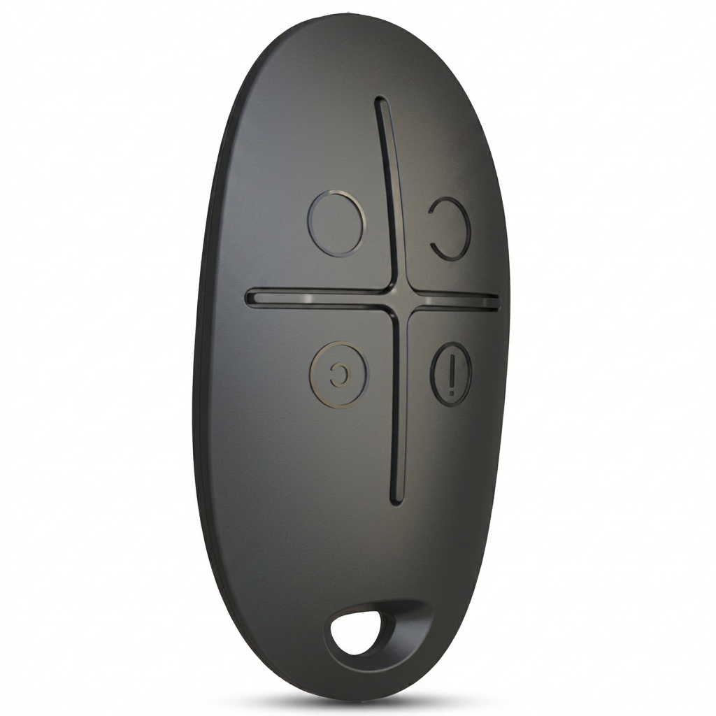 Télécommande, gestion alarme sans fil, 4 touches, noir