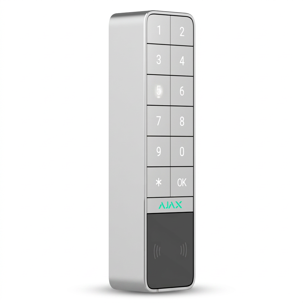 Clavier sans fil extérieur, Ajax Jeweller, IP66, IK08, blanc