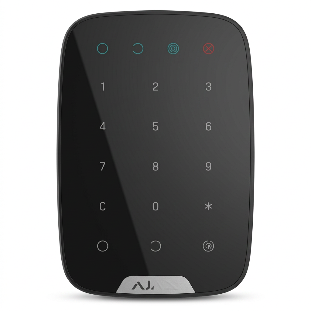 Clavier de commande sans fil Ajax KeyPad Noir