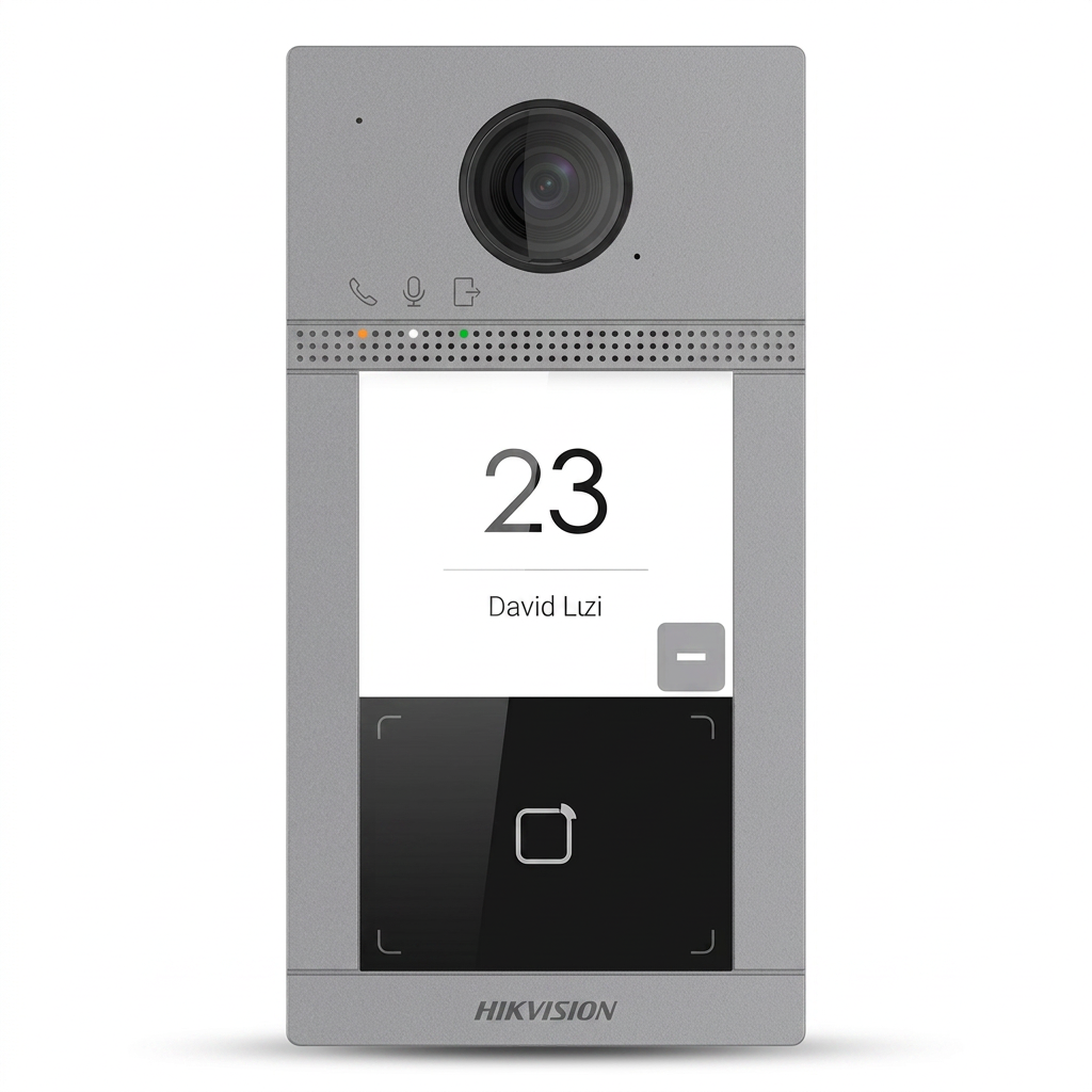 Interphone vidéo IP, extérieur, 2 Mpx, WiFi et lecteur MF, IK08