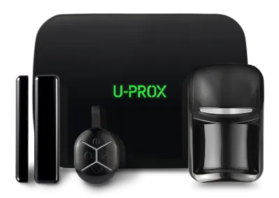 Kit alarme sans fil U-prox, intérieur, WiFi et GPRS, 30 partitions, blanc (copie)