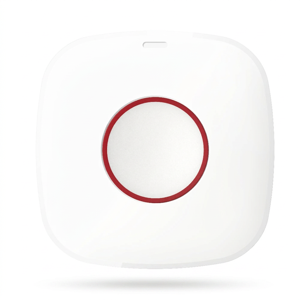 Bouton poussoir d'urgence radio, intérieur-extérieur, IP66, 868 MHz