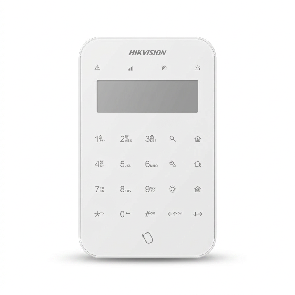 Clavier LCD sans fil, intérieur, 868 MHz, lecteur de badge intégré