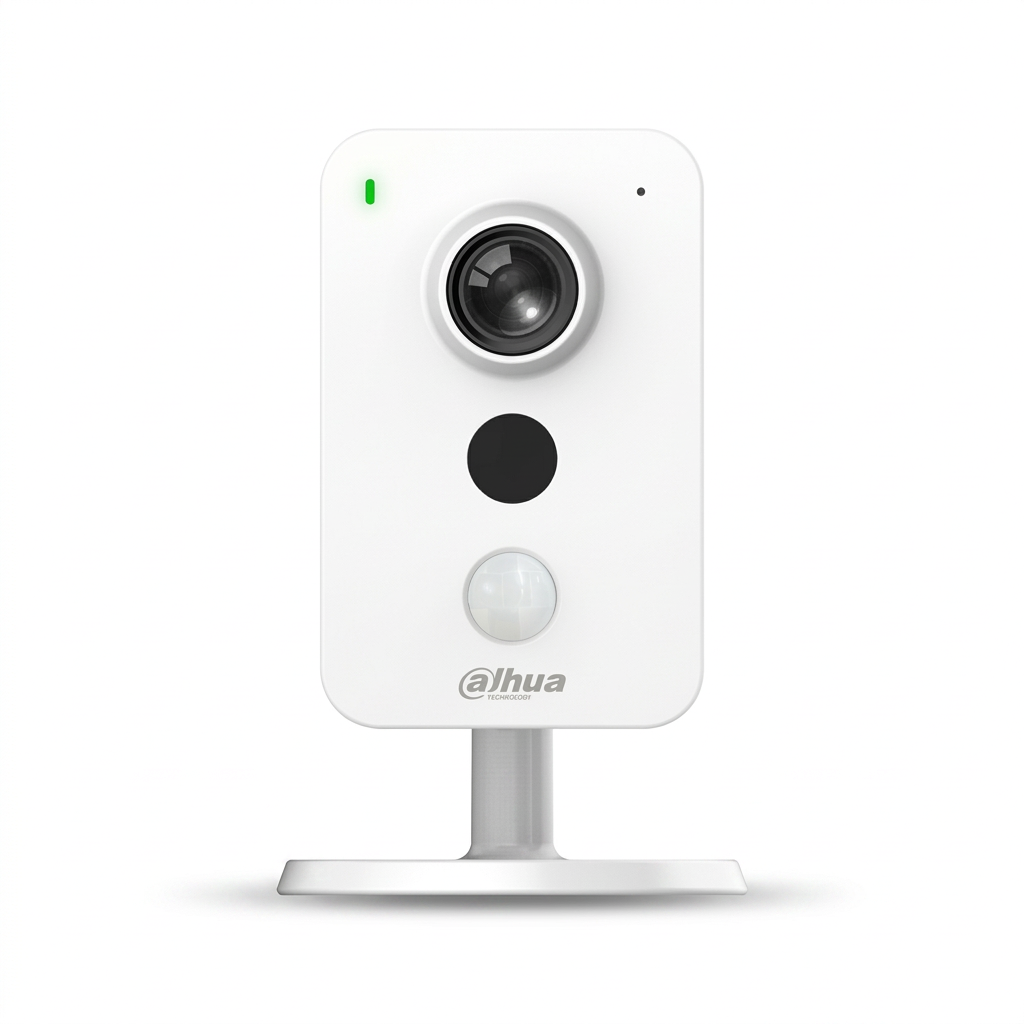 Caméra cube IP WiFi intérieur, 4MP, vision nocturne 10m, PoE