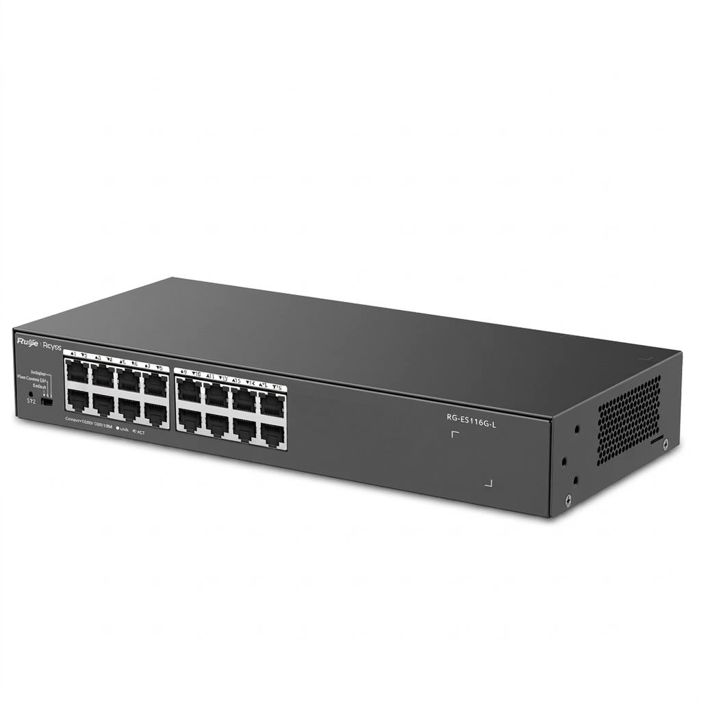 Switch PoE spécial vidéosurveillance, 16 ports PoE+ 160W, 2 Uplink
