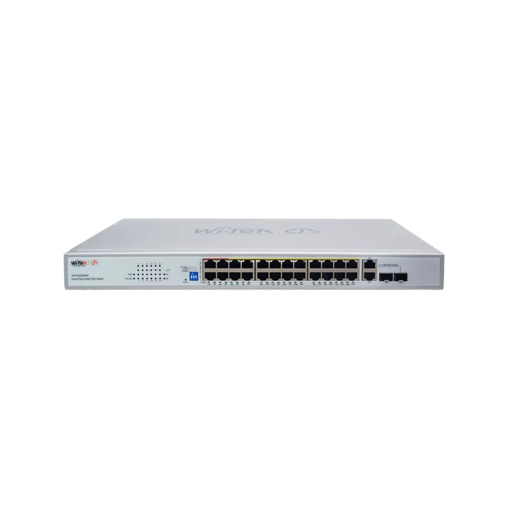 Switch commutateur administrable via cloud 24 PoE, 280W, 2 ports SFP Combo