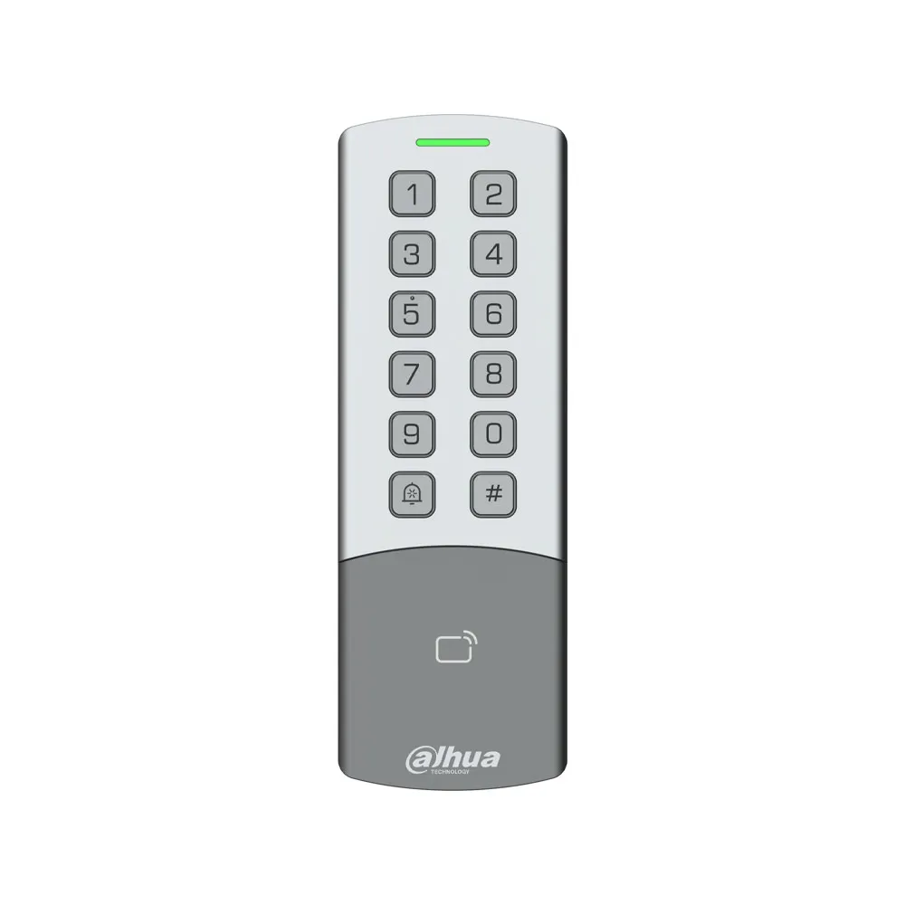 Lecteur contrôle d'accès extérieur autonome Clavier et lecteur RFID, IP65, IK08