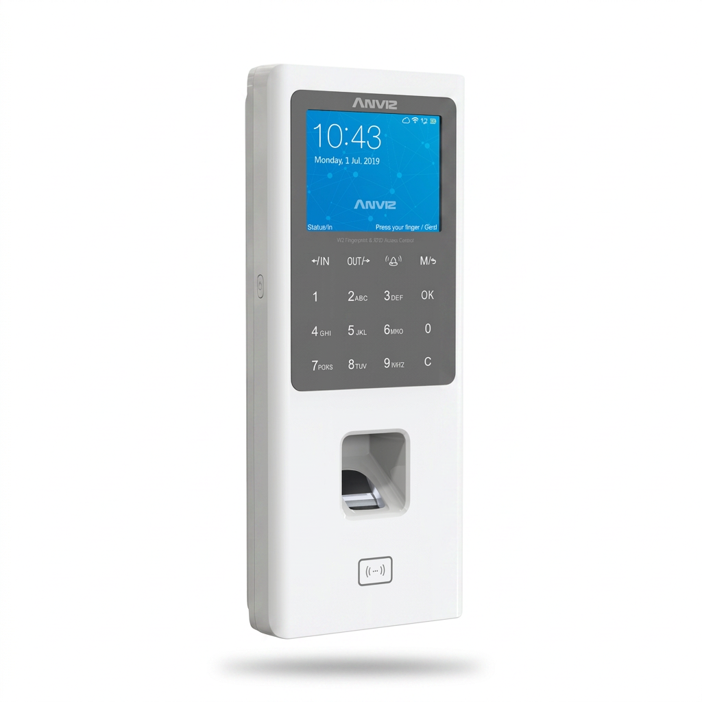 Lecteur biométrique W2 Pro avec écran couleur et lecteur RFID