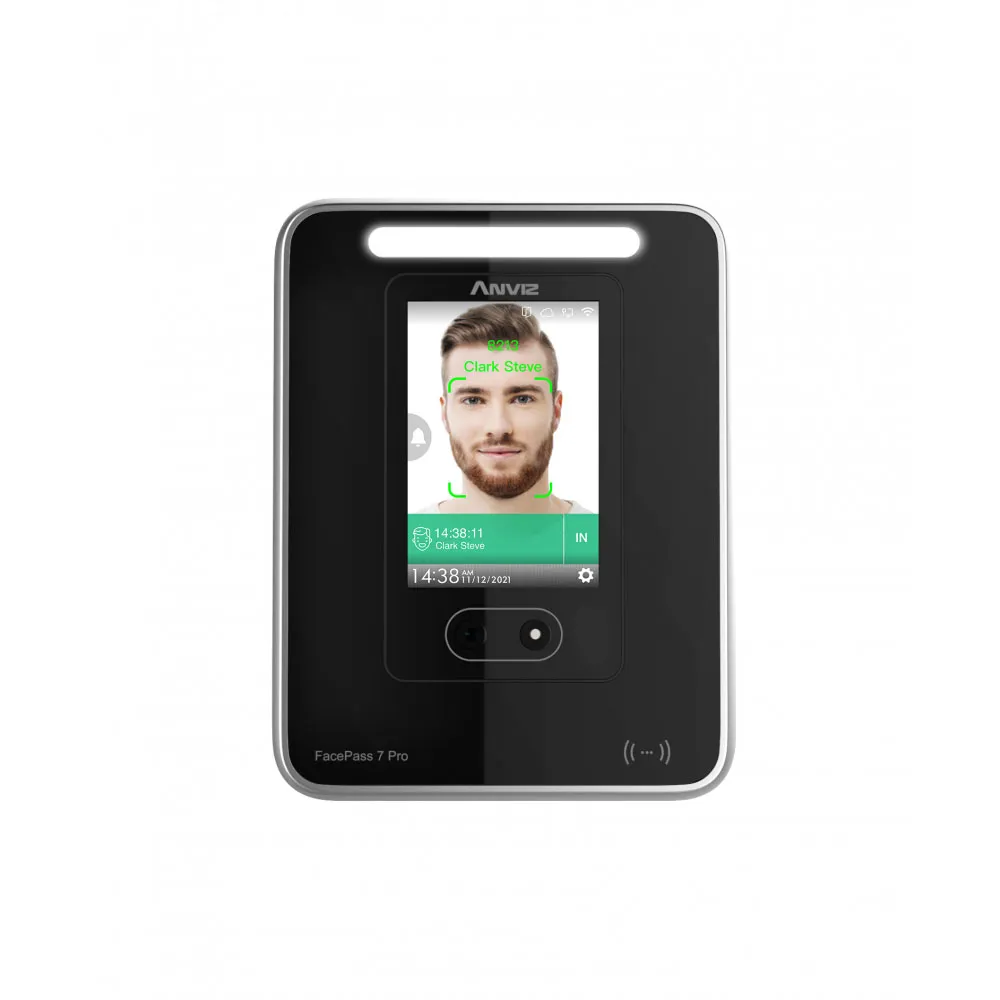 Terminal facial intérieur autonome, écran tactile 3,5 pouces, 2 MP WDR