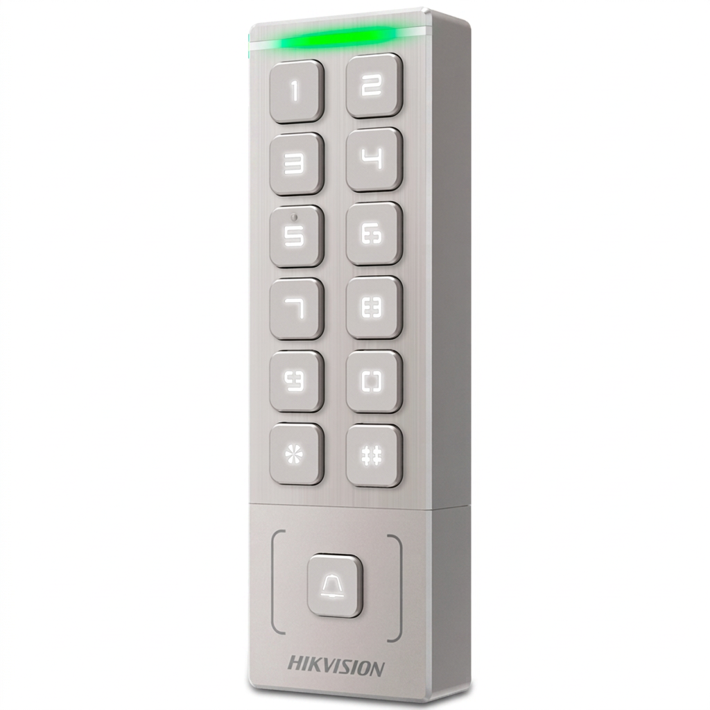 Kit contrôle d'accès autonome, intérieur, badge EM et PIN, 272 kg