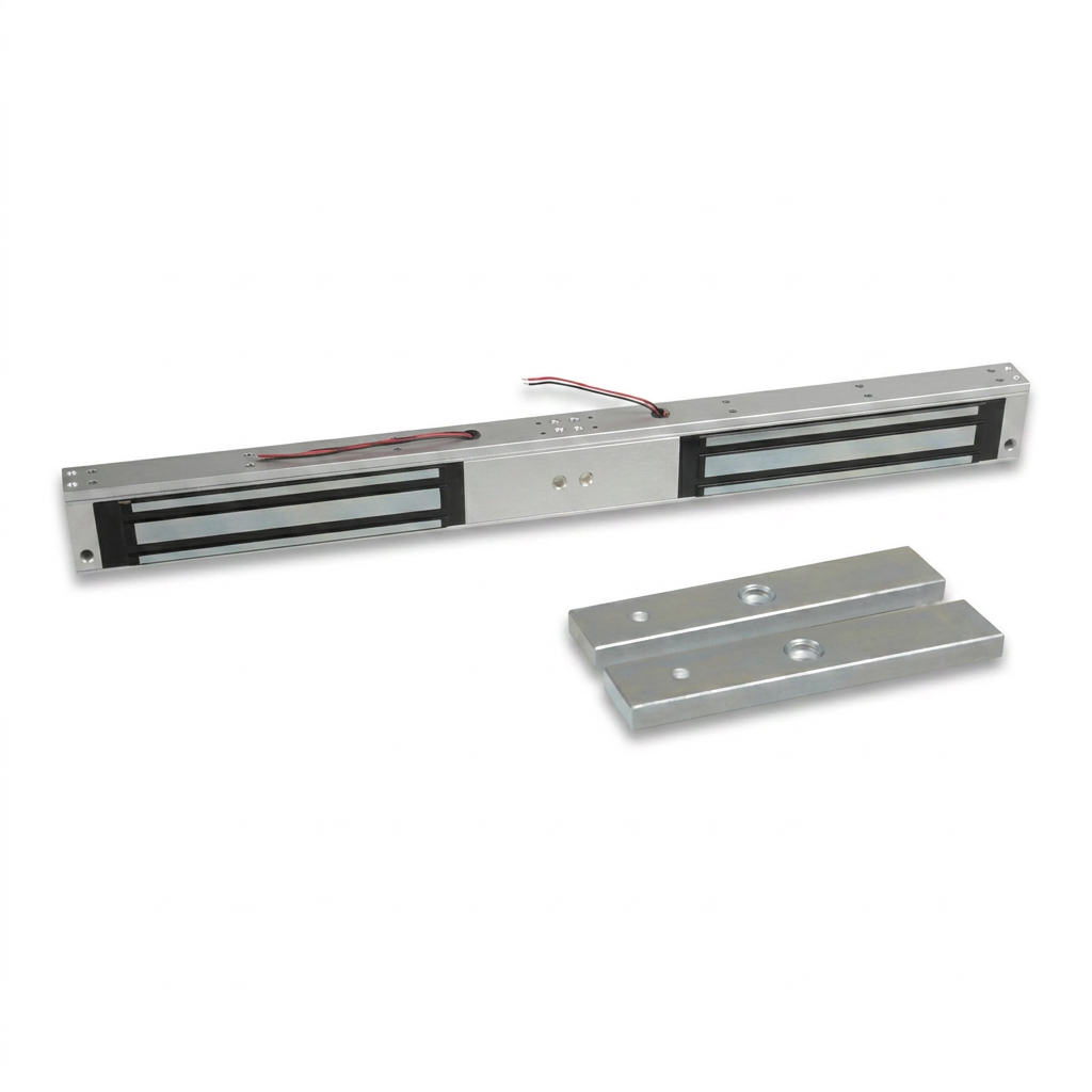 Ventouse électromagnétique, intérieur, force de retenue 280 kg, LED